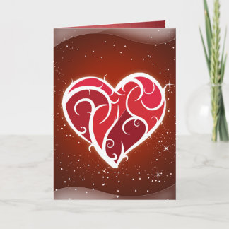 Je t'aime carte de jour de Valenines