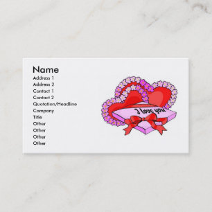 Je t'aime Carte de visite