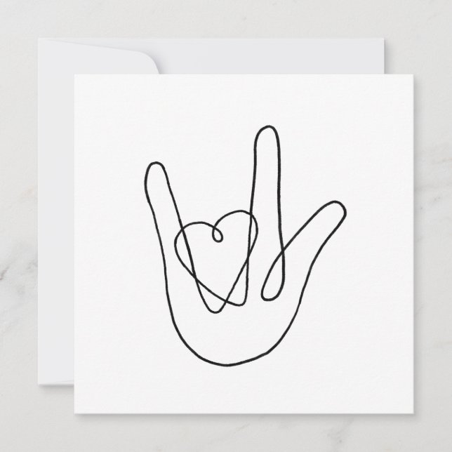 Je t'aime Carte postale (Devant)