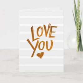 Je T'Aime ! Carte Valentines