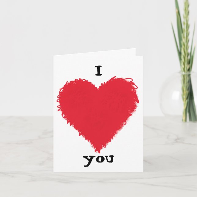 Je t'aime… cartes de voeux (Devant)