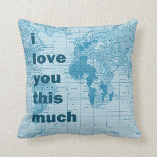 Je t'aime ce beaucoup de coussin de ~