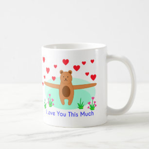 Je t'aime cette beaucoup de tasse