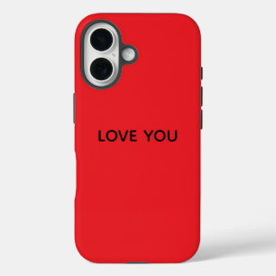 JE T'AIME COQUE DE TÉLÉPHONE DUR