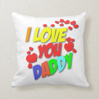 Je t'aime coussin de papa