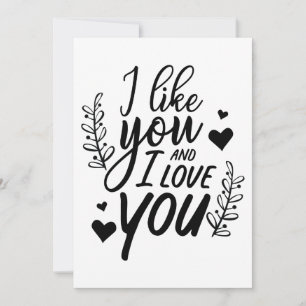 Je t'aime et je t'aime Carte Saint Valentin