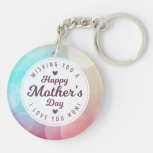 Je t'aime Fête des mères de maman PORTE - CLÉ