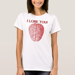 Je t'aime Geek Nerd Amour Drôle T-shirt