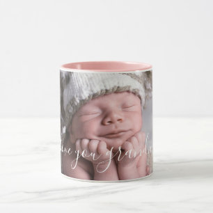 Je t'aime grand-mère Modèle photo personnalisé Mug