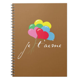 Je' taime (I love you) Notizblock