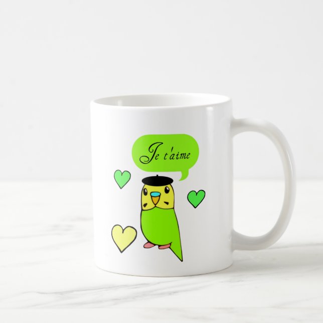 Je t'aime kaffeetasse (Rechts)