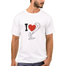 Je T'aime Kitesurfing T-Shirt | Cadeau Kiteboardin