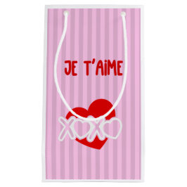 Je t'aime kleine geschenktüte
