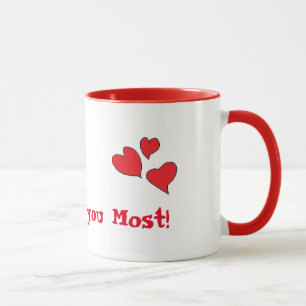 Je t'aime la plupart de tasse