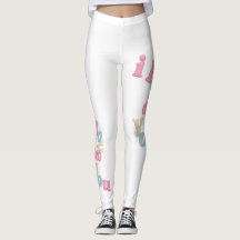 "Je t'aime" Leggings Patch Art | Impression esthét