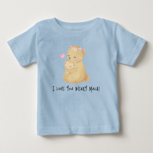 Je t'aime, les ours s'embrassent T-shirt (Devant)