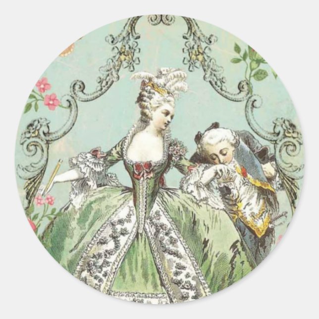 Je T'aime Ma Reine, französisch Inspiriert Sticker (Vorderseite)