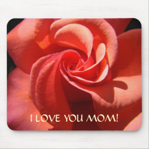 JE T'AIME MAMAN ! Cadeau Tapis de Souris Mères Ros