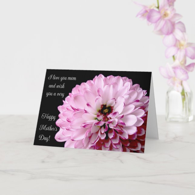 Je t'aime Maman Carte de la fête des mères (Orchidée)