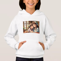 Je t'aime Maman (en italien) – Sweat à capuche pou