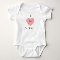 Je T'aime Mon Baba Body pour Bébé