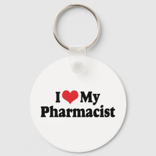 Je t'aime mon pharmacien porte-clés