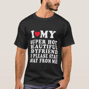 Je T'aime Mon Super Beau Copain Tellement T-Shirt