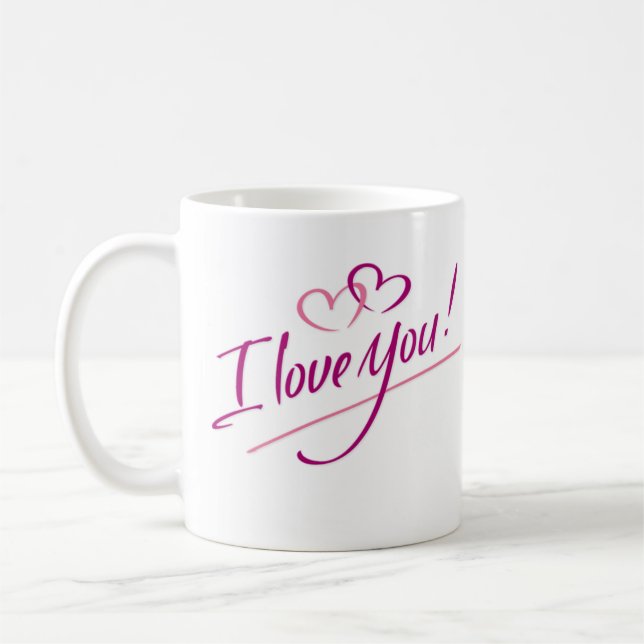 Je T'Aime Mug (Gauche)