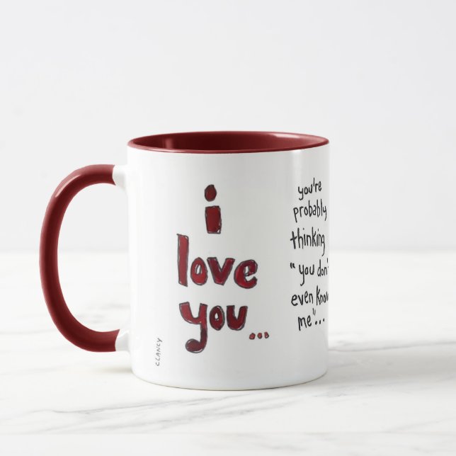 Je t'aime Mug (Gauche)