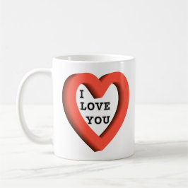 Je T'Aime Mug De Café
