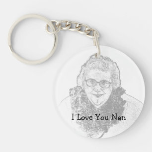 Je t'aime Nan Keyring