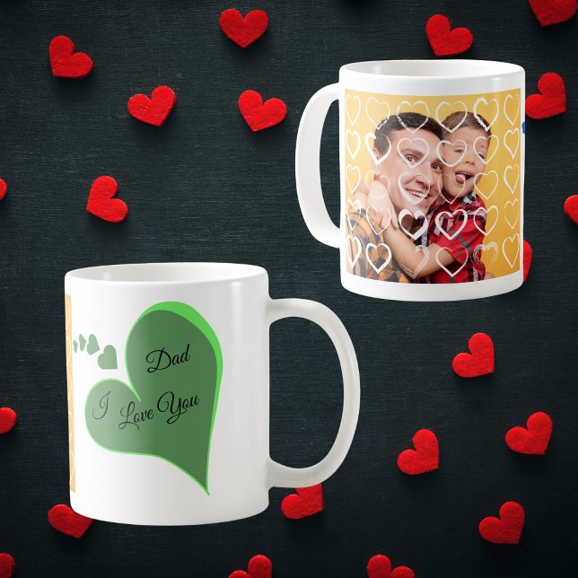 Je t'aime Papa Fête des pères Cadeau Café Mug (Créateur téléchargé)