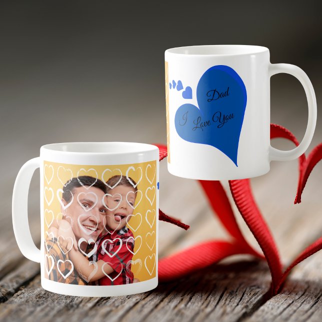 Je t'aime Papa Fête des pères Cadeau Café Mug (Créateur téléchargé)