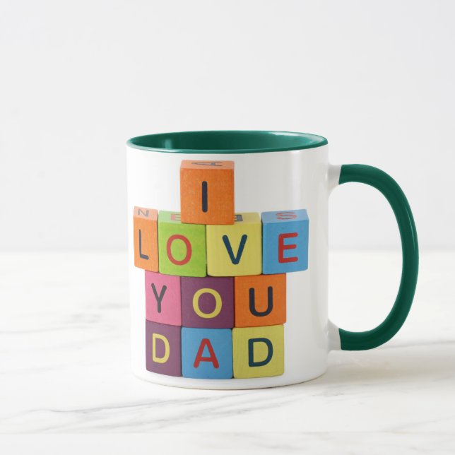 Je T'Aime Papa Mug (Droite)
