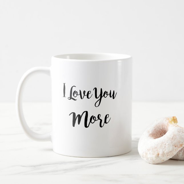 Je T'Aime Plus De Mug De Café (Avec donut)