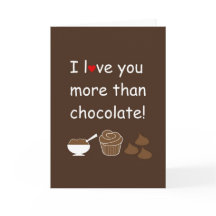 Je t'aime plus que la carte au chocolat