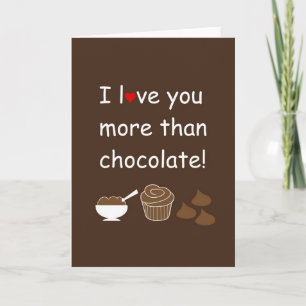 Je t'aime plus que la carte au chocolat