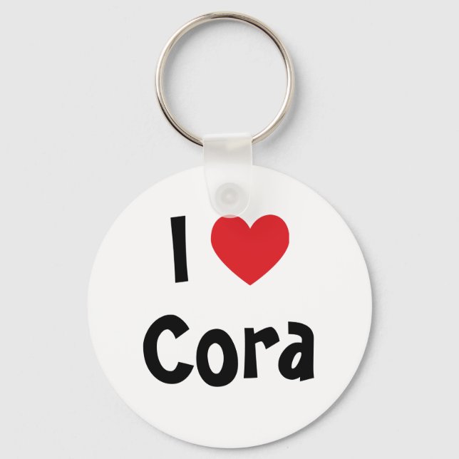Je t'aime porte-clés Cora (Recto)