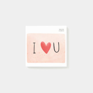 Je t'aime Post-it Notes