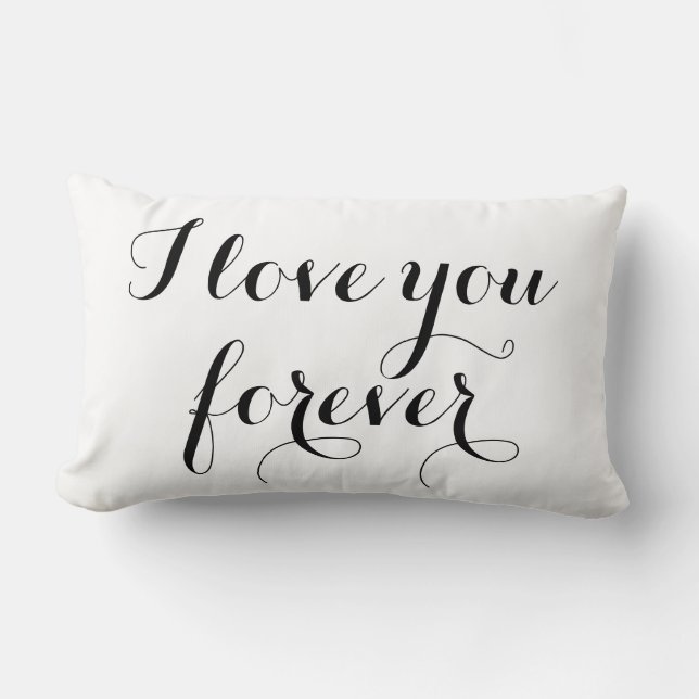 Je t'aime pour toujours coussin (Recto)