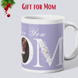 Je T'Aime Purple Maman Gift Coffee Mug