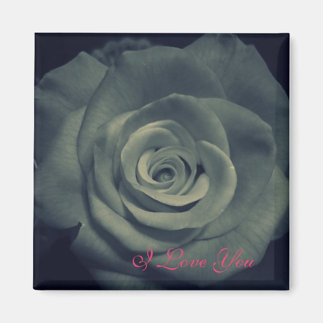 Je t'aime - Rose- aimant (Devant)