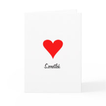 Je t'aime Saint-Valentin de carte de Szeretlek