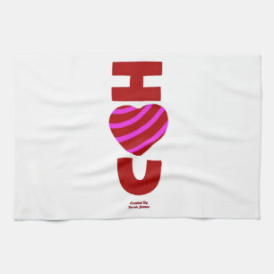 Je T'Aime Serviette De Cuisine