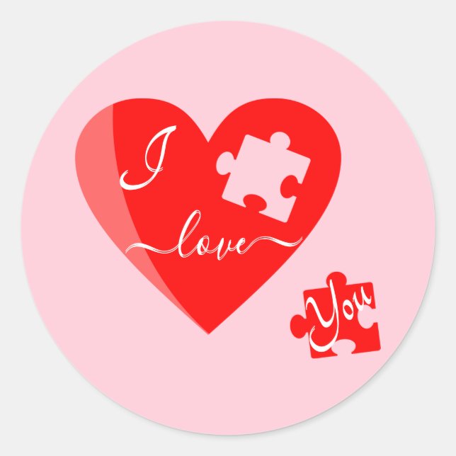 Je T'Aime Sticker (Devant)