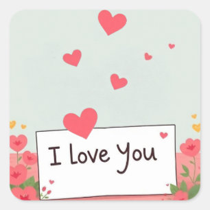 Je T'Aime Stickers