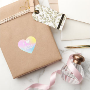 Je T'Aime Stickers En Forme De Coeur