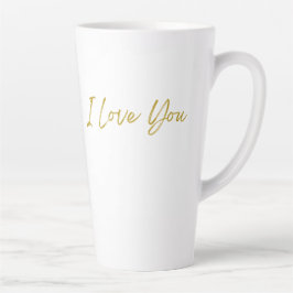 Je T'Aime Tall Latte Mug