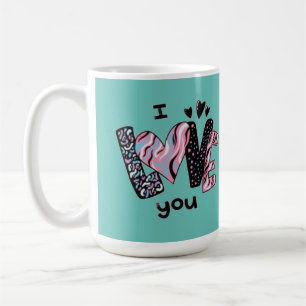 Je t'aime tasse à latte