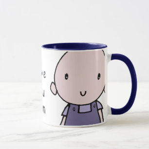 Je t'aime tasse de garçon de maman